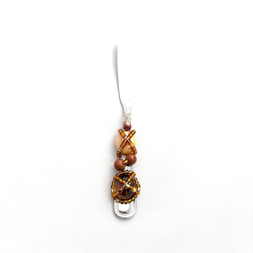 La-Di-Da Designs Glass Beaded Serving Utensil: Spreader